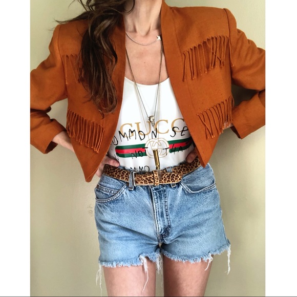 Vintage fringe blazer - Picture 5 of 8